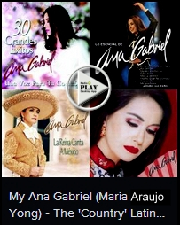 My Ana Gabriel (Maria Aurojo Yong) - The 'Country' Latin Queen of Old Mexico - 'Romanticos', Salsas & Baladas by Maria...